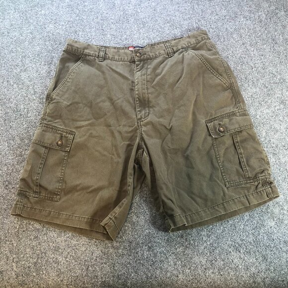 Chaps Other - Vintage Ralph Lauren Chaps Mens Shorts 34 Green Army Cargo Y2K 90s
